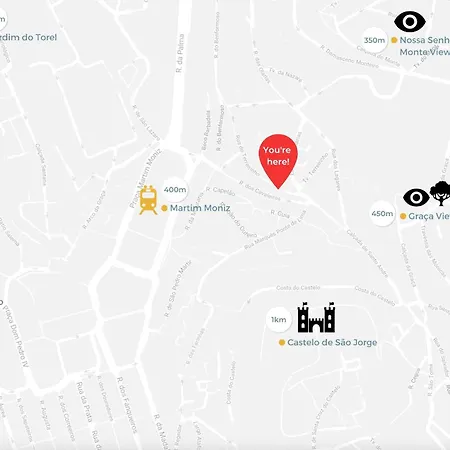 Lägenhet Casa Mouraria Castle Views